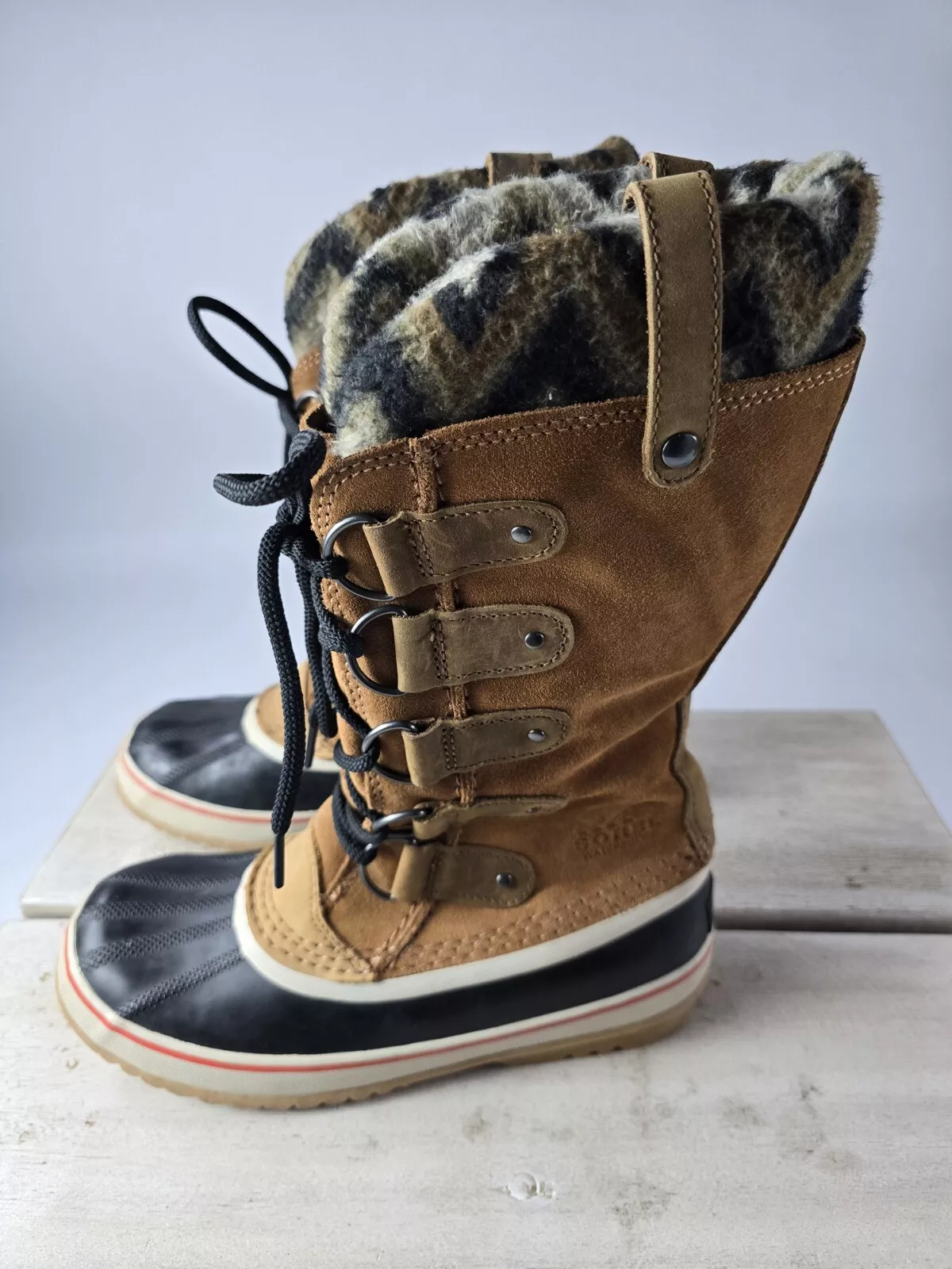 sorel joan of arctic fleece winter waterproof snow gorpcore boots