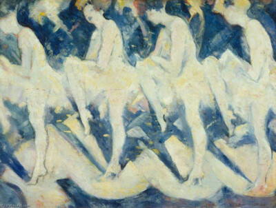 Christopher Richard Wynne Nevinson : Tiller Girls : Archival Quality Art Print