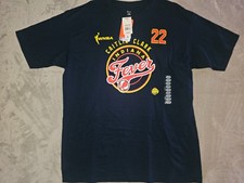 NWT Caitlin Clark 22 Indiana Fever WNBA Bet on Women Tshirt Blue Size XL