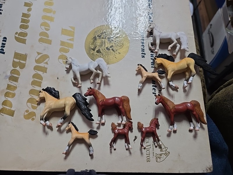 1996 Empire Mini Micro Grand Champions Quarterhorse Set Lot Of 2 Sets Used SLP 