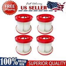 1-4 Pack HEPA Filter 49-90-1900 for Milwaukee Vac 0880-20 0960-20 0970-20