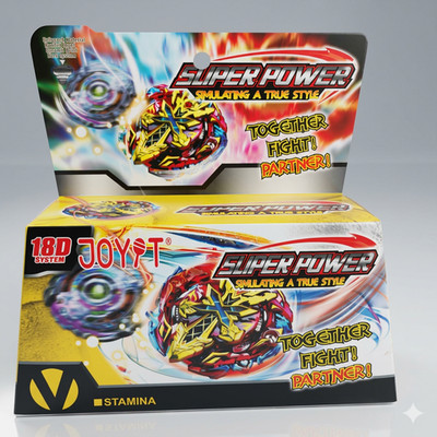 NEW JoyIt Super Power Beyblade - High Performance Stamina Type - Battle Top Kit