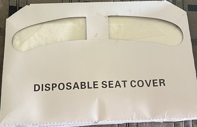 Disposable Half Folded Toilet Seat Covers 2 Packs