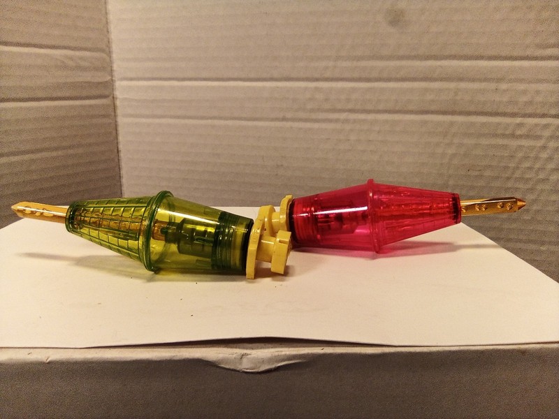 vtg. fishing Bobbers Floats Tackle red and green