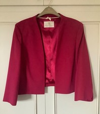 Jacques Vert Size 22 Fuschia Pink Jacket Wedding/Occasion