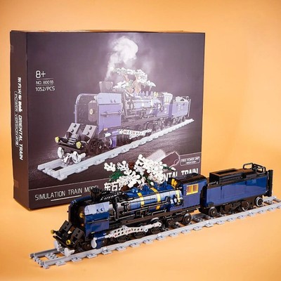 1052PCS Orient Express Steam Locomotive Building Block Set