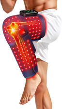 Red Light Therapy Pad for Knee and Calf with Heat Massage, 100 LEDs Red Infr