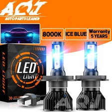 9003/H4 LED Headlight Hi/Lo Beam 8000K ICE BLUE Light For Scion xD 2008-2014
