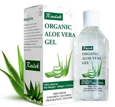 Aloe Vera Gel | 100% Pure Natural Aloe Gel for Moisturizing Face Skin & Hair
