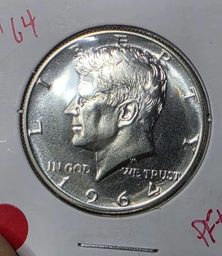 1964 KENNEDY 50c 90% SILVER UNC