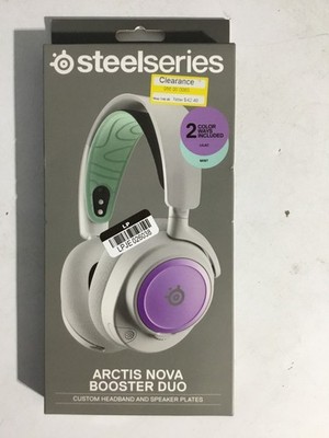 SteelSeries Arctis Nova Booster Duo Headband Speaker Plates Lilac & Mint -Sealed