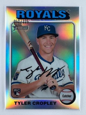 2024 Topps Heritage & Heritage High # CHROME REFRACTOR /699 SILVER /225 You Pick