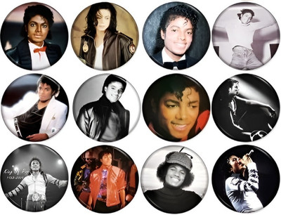 Tortenaufleger 12 Muffins  Michael Jackson  Cupcake Torte Essbar Fondantpapier