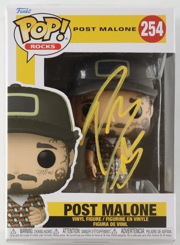 Post Malone Signed #254 Funko Pop! Vinyl Figure
