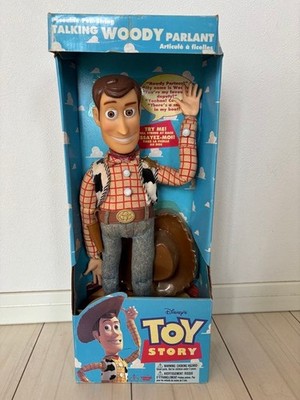 Toy Story Woody First Talking Rare English Version Retro 1995