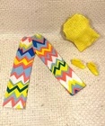 Vintage 1971 Francie Outfit - ZIG ZAG ZOOM - #3445 - Pants, Top & Boots - Crazy!