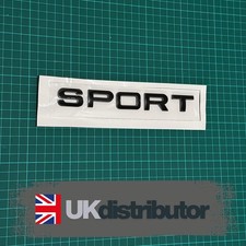 SPORT Matt Black Emblem Rear Boot Tailgate Badge For Range Rover L494 L320