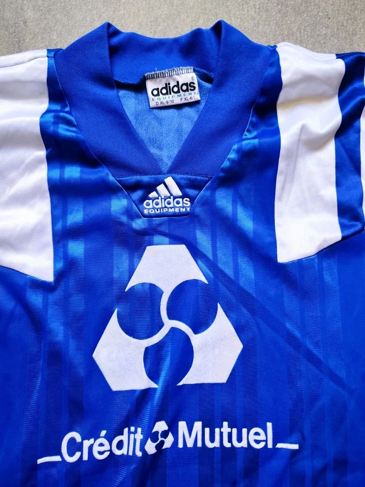 Vintage Template FC Luzern Schalke Style Trikot Adidas 1995 1996 XL Langarm #2 - Bild 2 von 4