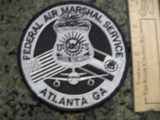 #6 Atlanta Georgia FAM Marshal gray subdued Police patch fbi usms dea GA
