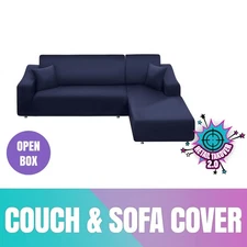 NAISI Couch Cover L Shape 2 Pieces Sofa Cover Soft Stretch Slipcovers with 2pcs