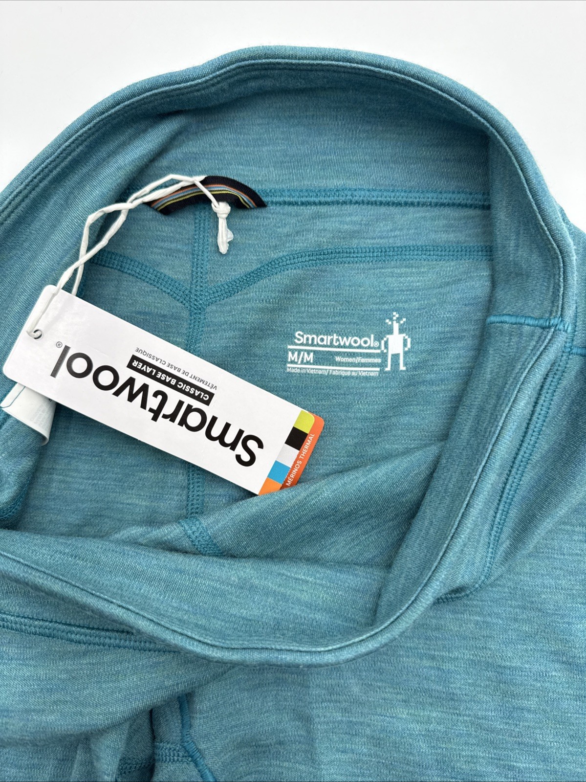 $115 Smartwool Women's  Thermal Merino Base Layer Bottom-Cascade Green - Medium