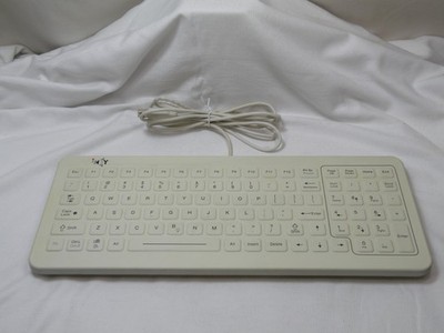 iKey SLK-101-FL-GRAY-USB, Cleanable Sealed Medical Keyboard, Excellent Condition