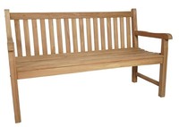 Bandung Gartenbank 3-Er Sitzer 150 Cm Breit Natur Teakholz Von Designlink