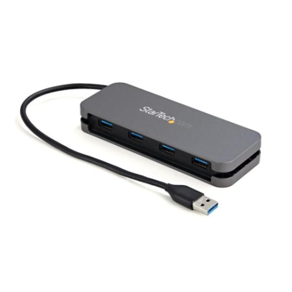 Startech Nero Hb30am4ab Hub Di Interfaccia Usb 3.2 Gen 1 (3.1 Gen 1) Tipo-A (Usb-A, 4 Porte), Docking Station + Hub Usb, - Immagine 2
