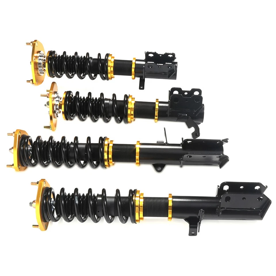 For 87-02 Toyota Corolla Shock Suspension Spring Kits Adj Height Coilovers 4pcs Foto 2 de 4