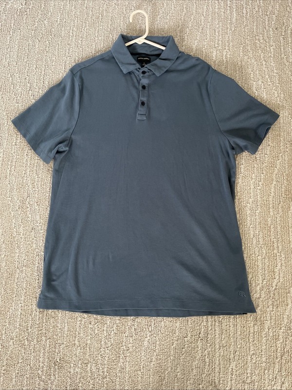 Banana Republic Men's Gray Short Sleeve Polo Size XL