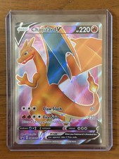 Carta Pokemon Charizard V SWSH050 Holo SWSH Black Star Promo 2020 quasi nuova
