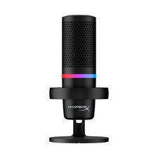HyperX DuoCast USB Condenser Microphone RGB Lighting for PC, PS4, PS5 Black 