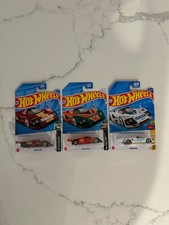  Lot of 3 Hot Wheels Mazda 787B Red Orange Wh...