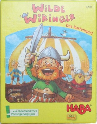 Wild Vikings the card game by HABA 4290- complete Very good including invoice