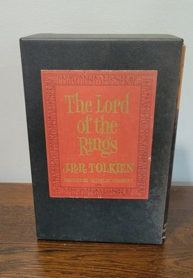 Lord Of The Rings J.R.R Tolkien Vintage Book Trilogy 2nd ED 1965 Boxset + Maps