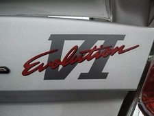 Genuine Mitsubishi Lancer EVOLUTION VI Rear Decal Sticker Evo 6 Light - MR604111