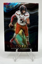 2022 Panini Select Draft Picks Football Unstoppable Patrick Mahomes II #US-PM