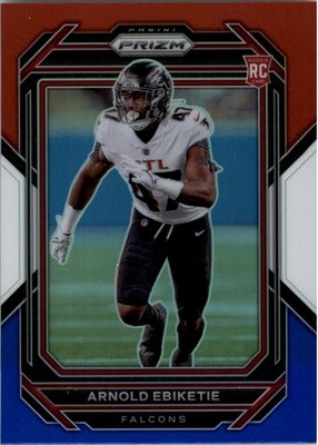 2022 Panini Prizm Prizms Red White and Blue #384 Arnold Ebiketie - FB