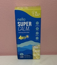 NELLO SUPER CALM Calming Drink Mix Lemon Lime 10 On-The-Go Packs