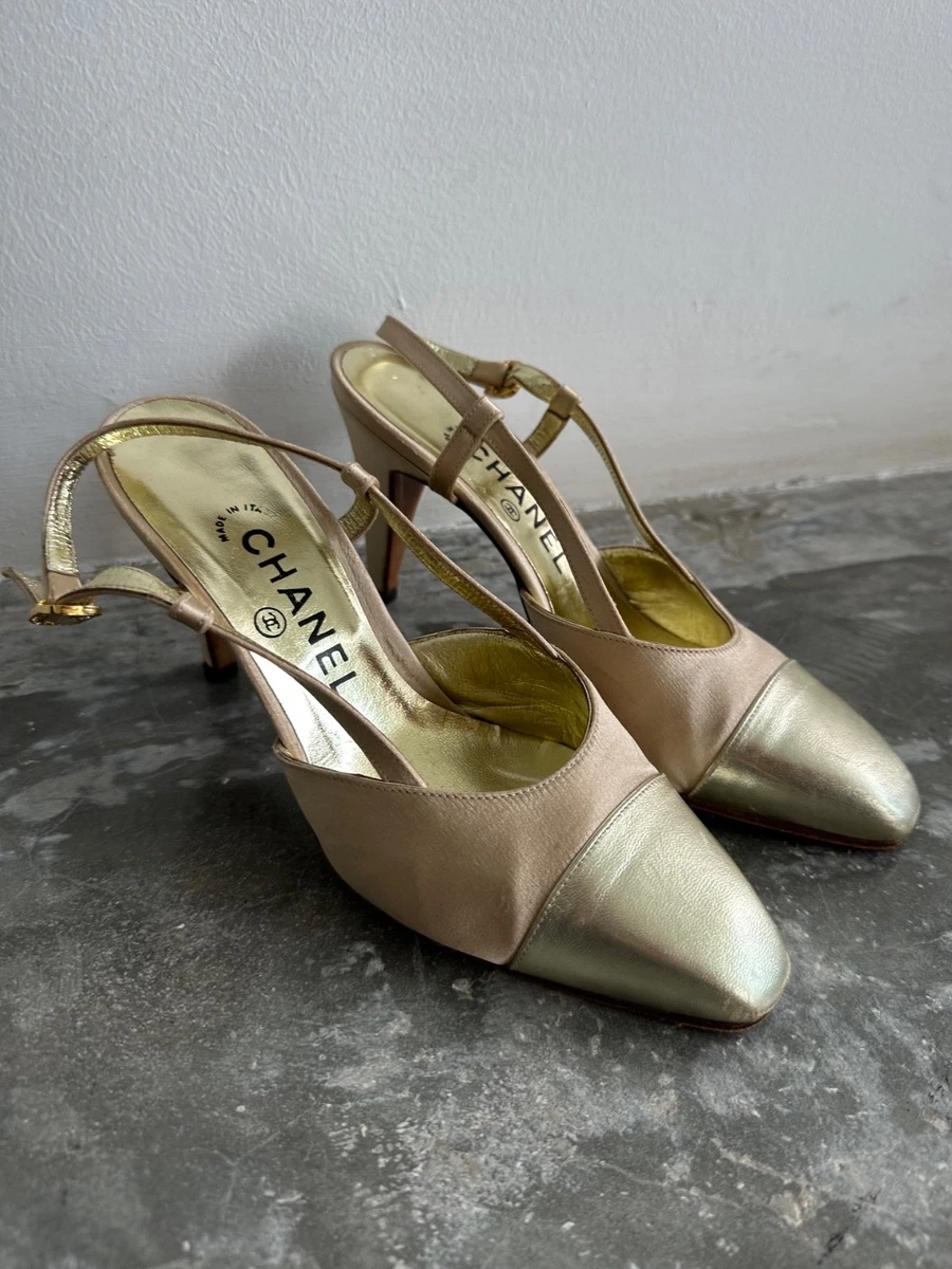 CHANEL Gold Shoes for Women for sale | eBay