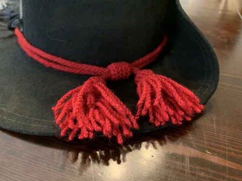 Civil War Union Army RED Scarlet Wool ARTILLERY Hat Cord - NEW reproduction, A+