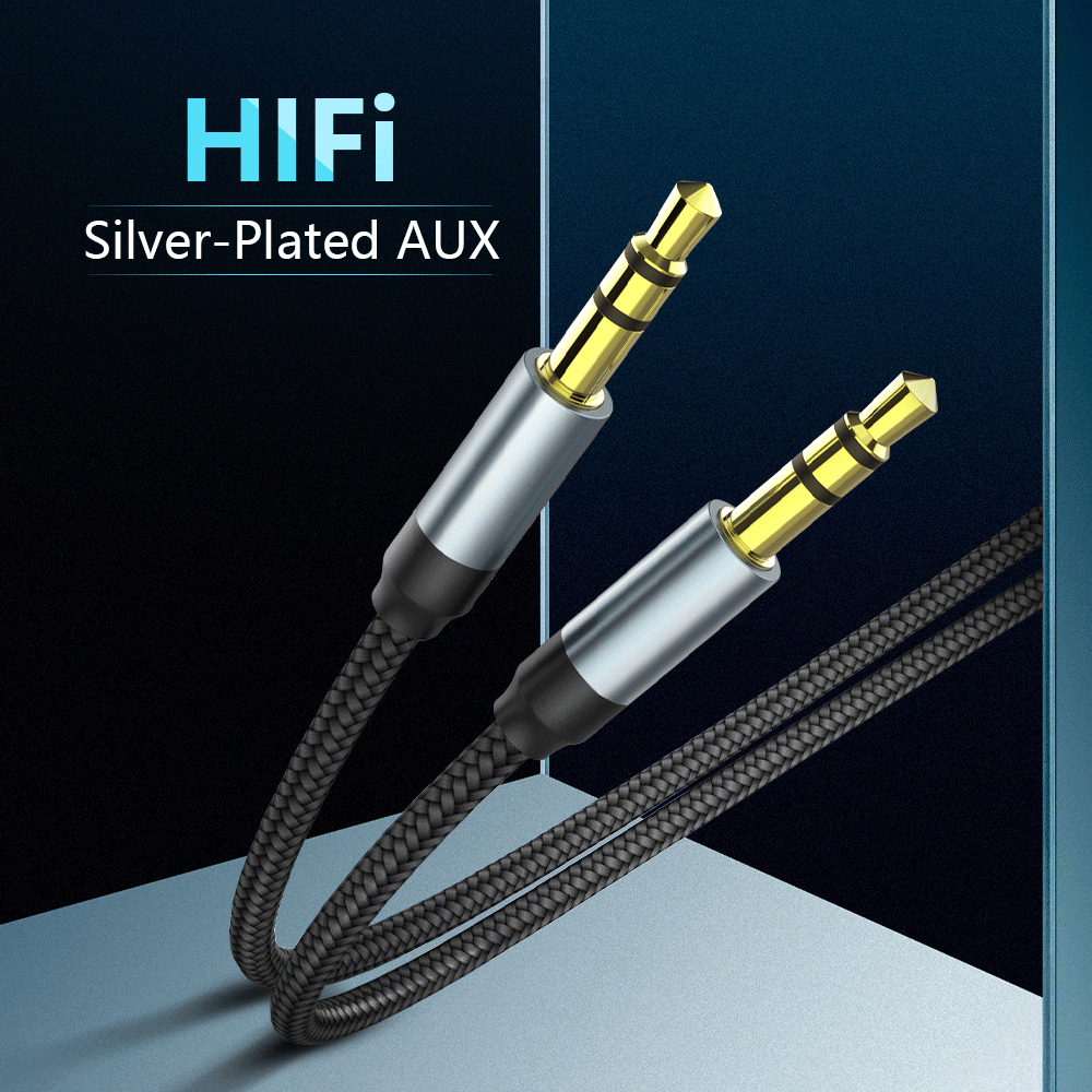 Aux Cable Audio Lead 3.5mm Jack to Jack Stereo Male for Car PC Phone 1m to 5m - Picture 2 of 14