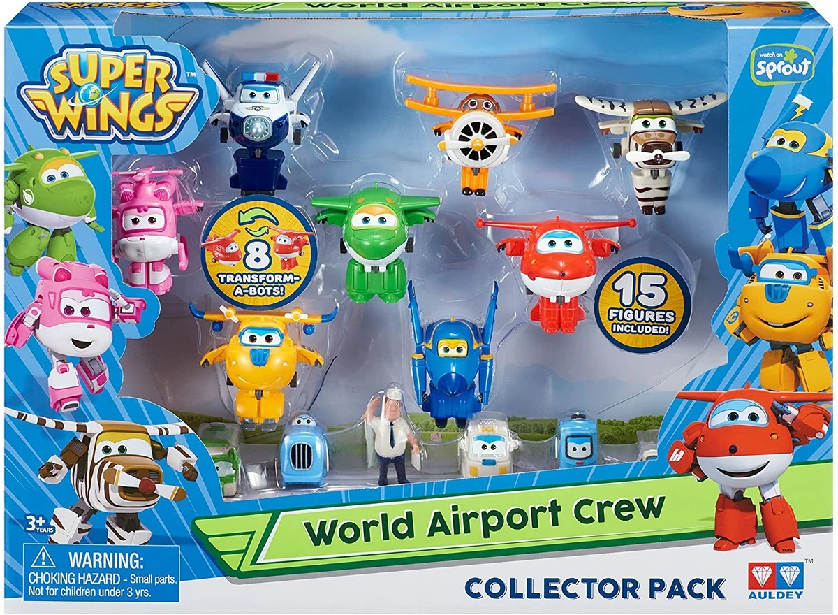 Super Wings World Airport Crew Collector's Pack by Auldey