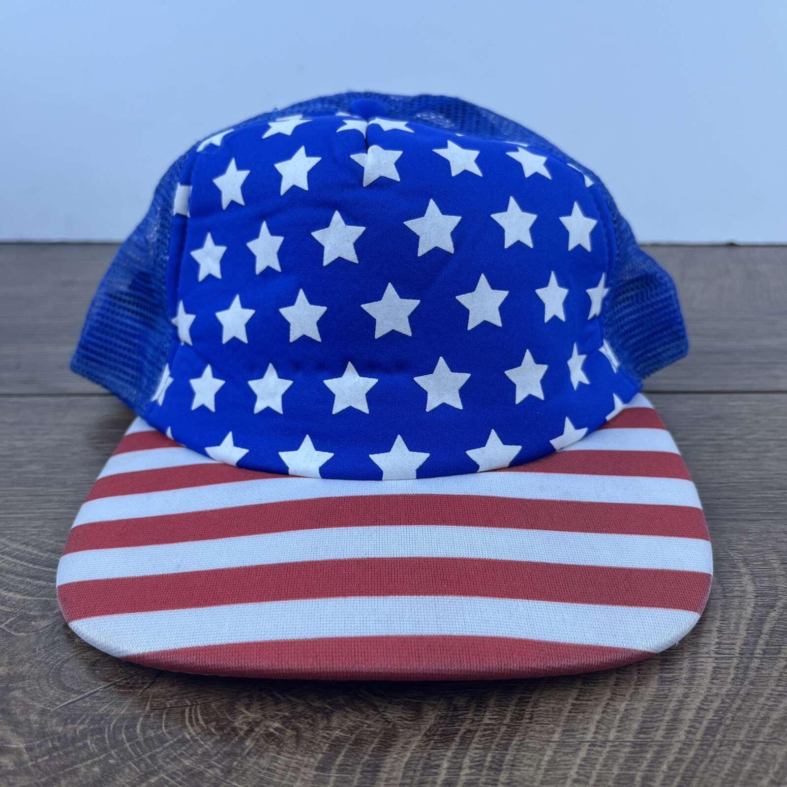 USA Stars Hat Snapback Hat Blue Adjustable Hat Blue Adult Fit Hat