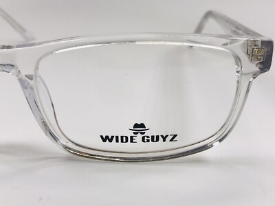 New Wide Guyz Crystal Clear UNTOUCHABLE Eyeglass 63mm for The Stylish Large Man Wide Guyz Matte Black Untouchable Eyeglass 63mm For The  main image 4