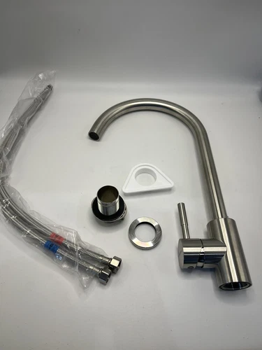 GRIFEMA G4008 Kitchen Sink Taps Mixer 1 Hole, Single Lever 360° Swivel High