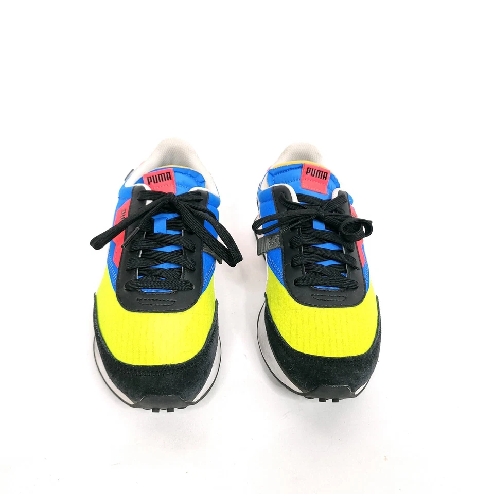 Puma Future Rider туфли кроссовки для мальчиков размер 7C молодежи белый черный синий зеленый - Изображение 4 из 4