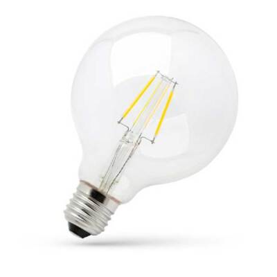 Spectrum LED Filament Leuchtmittel G125 Globe 8W = 70W E27 klar 1000lm warmweiß 
