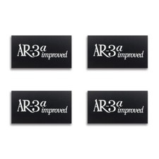 AR-3a improved Acoustic Research Speaker Logo Badge 49mm 1.93" X26mm 1.02"