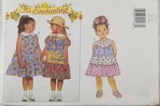 Butterick Pattern 3916 dress size 2-3-4 uncut childrens girl